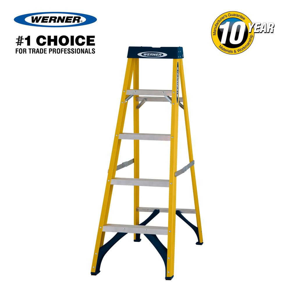 7160518 Fibreglass Stepladder 5 Tread | Howarth Timber